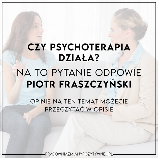 Czy psychoterapia działa?